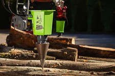 Łuparka stożkowa Koparka Wiertło ziemne PRO 2 1.100 cc 65 Kw Stożek drewniany 260 x 500 mm