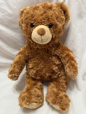 Classic Brown Teddy Bear Plush Stuffed Animal   Soft Cuddly Toy