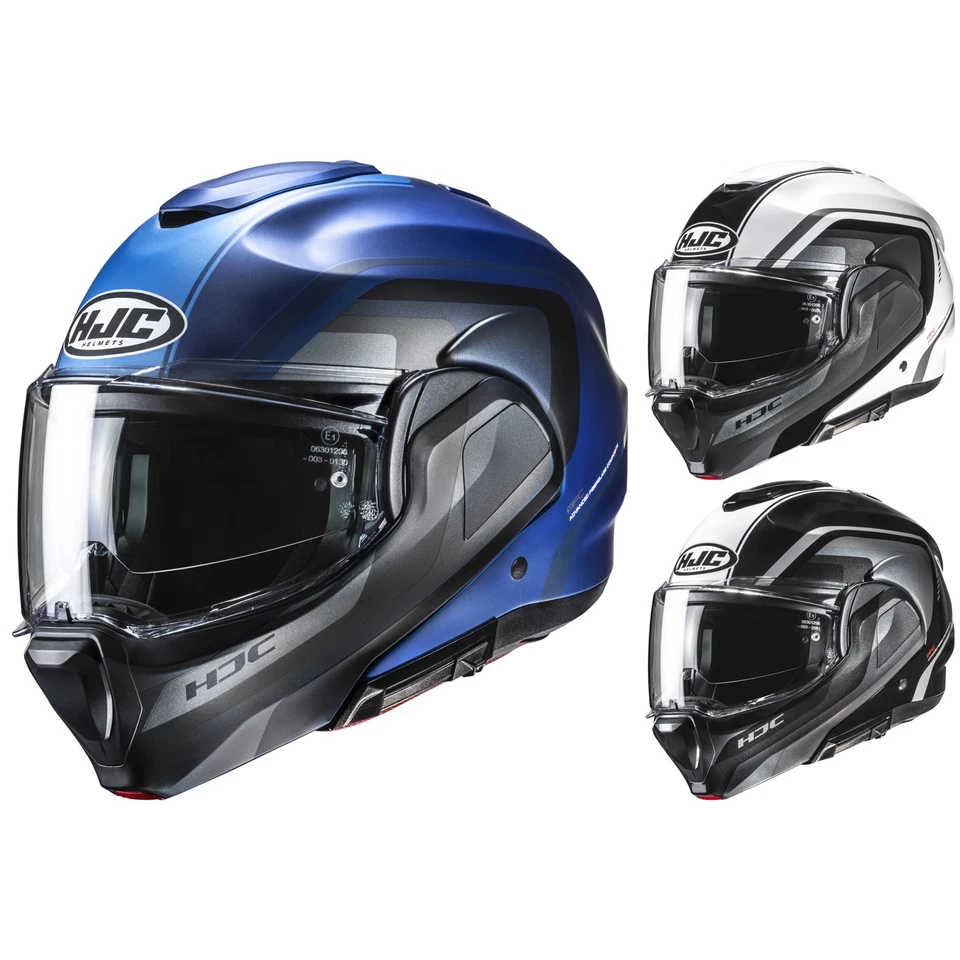 HJC Motorrad Helm F100 Reff - Klapphelm System mit Sonnenblende - Bild 1 von 1