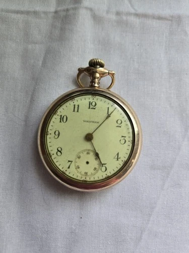 Antique Waltham Pocket AM Watch Gold Filled Case 15 Jewel 1919