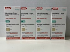 4 Boxes Of Rugby Nicotine Gum 2mg 50ct Uncoated Mint Flavor Expires 06/2027 NEW