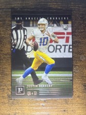 Chronicles 2020 Justin Herbert Rookie Card. rookie card picture