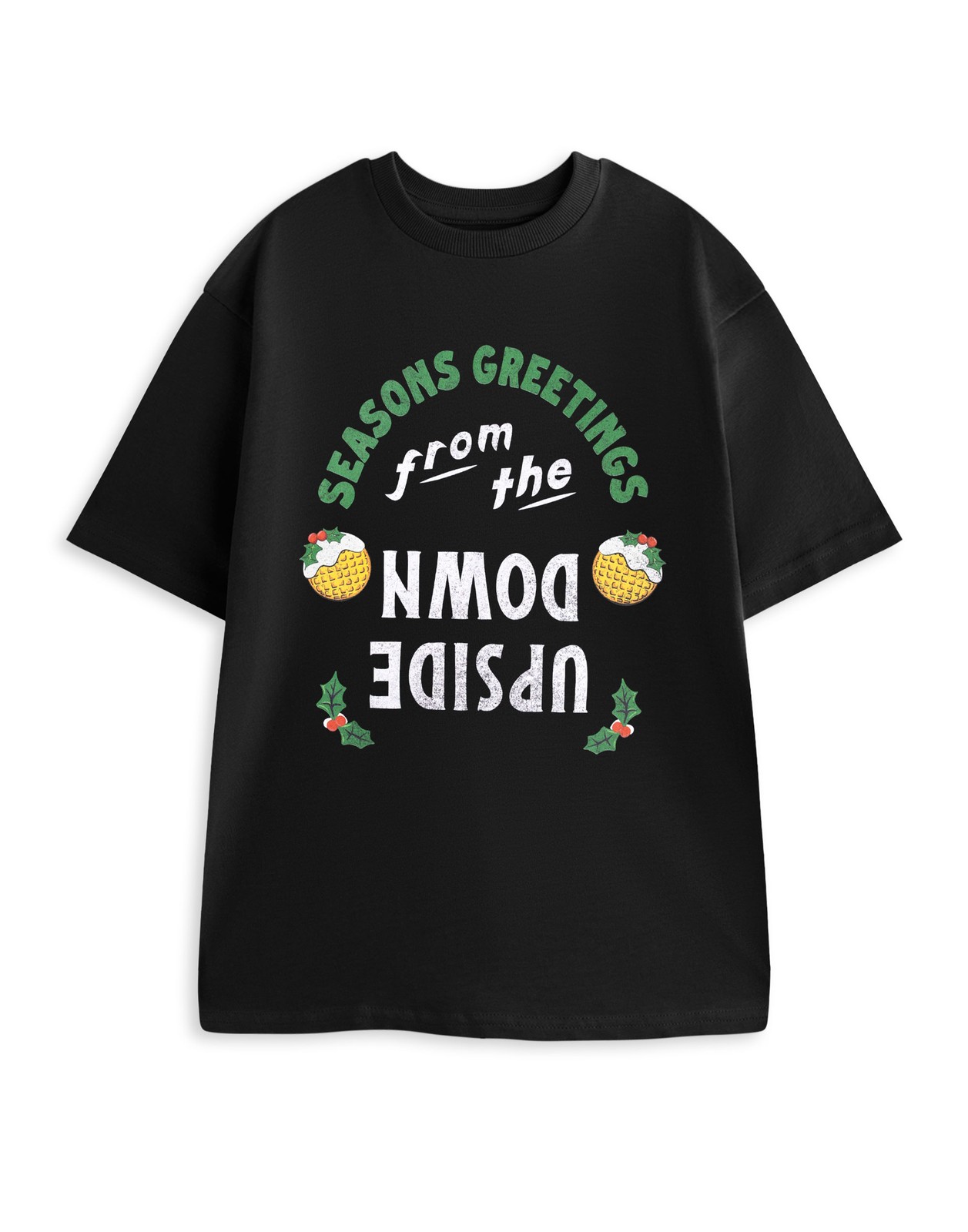 Stranger Things Short Sleeved T-Shirt | Unisex Black | Official Merch