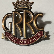2014 Goodwood Road Racing Club GRRC Members Enamel & Metal Pin Badge