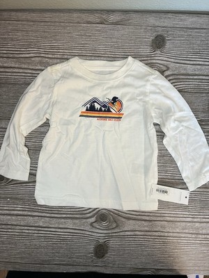 Janie and Jack Alpine Ski Club Shirt Long Sleeve Sz 18-24m White Brand NWT