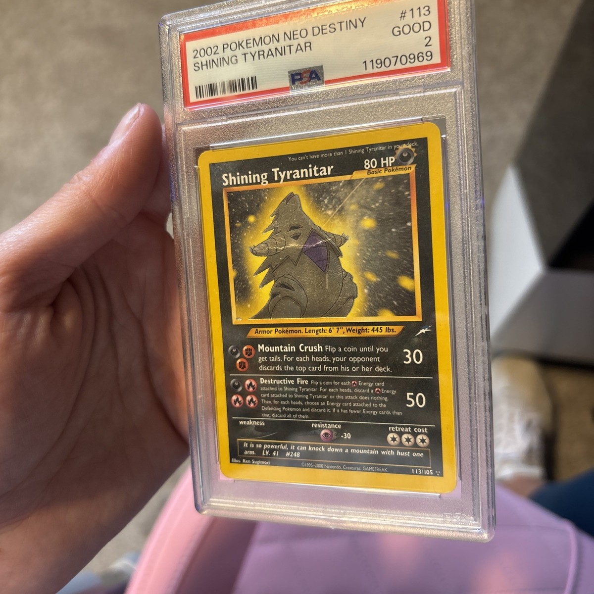 ポケモンカード ひかるバンギラス 英語版 Tyranitar Shining - shining 