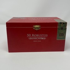 Empty Cosechero Wooden Cigar Box Red 50 Robustos - Nicaraguan - Storage  Crafts