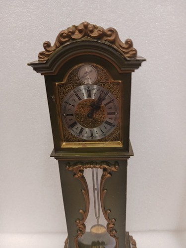 1960's Vintage German SCHMID 8 Day Grandfather Clock With Pendulum - Picture 18 of 20