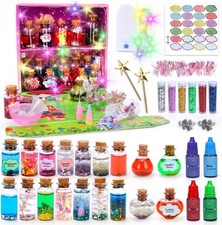 Fairy magic 18 bottles Potion kids crafts making kit Glitter Creative Sparkle