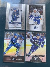 BROCK BOESER lot Of 4 Hockey Cards