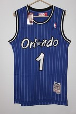blue pinstriped 1994-95 Orlando Magic Anfernee “Penny” Hardaway (1) jersey - M