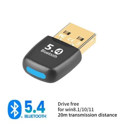 Bluetooth 5.4 USB Dongle Adapter für PC - Wireless Audio Low Latency Windows 7-11