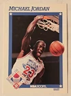 1991-92 NBA HOOPS Michael Jordan #253 All-Star Chicago Bulls Basketball Card