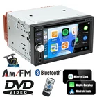 6.2inch DVD CD Player TouchScreen Car Radio Stereo Double DIN with Backup Camera