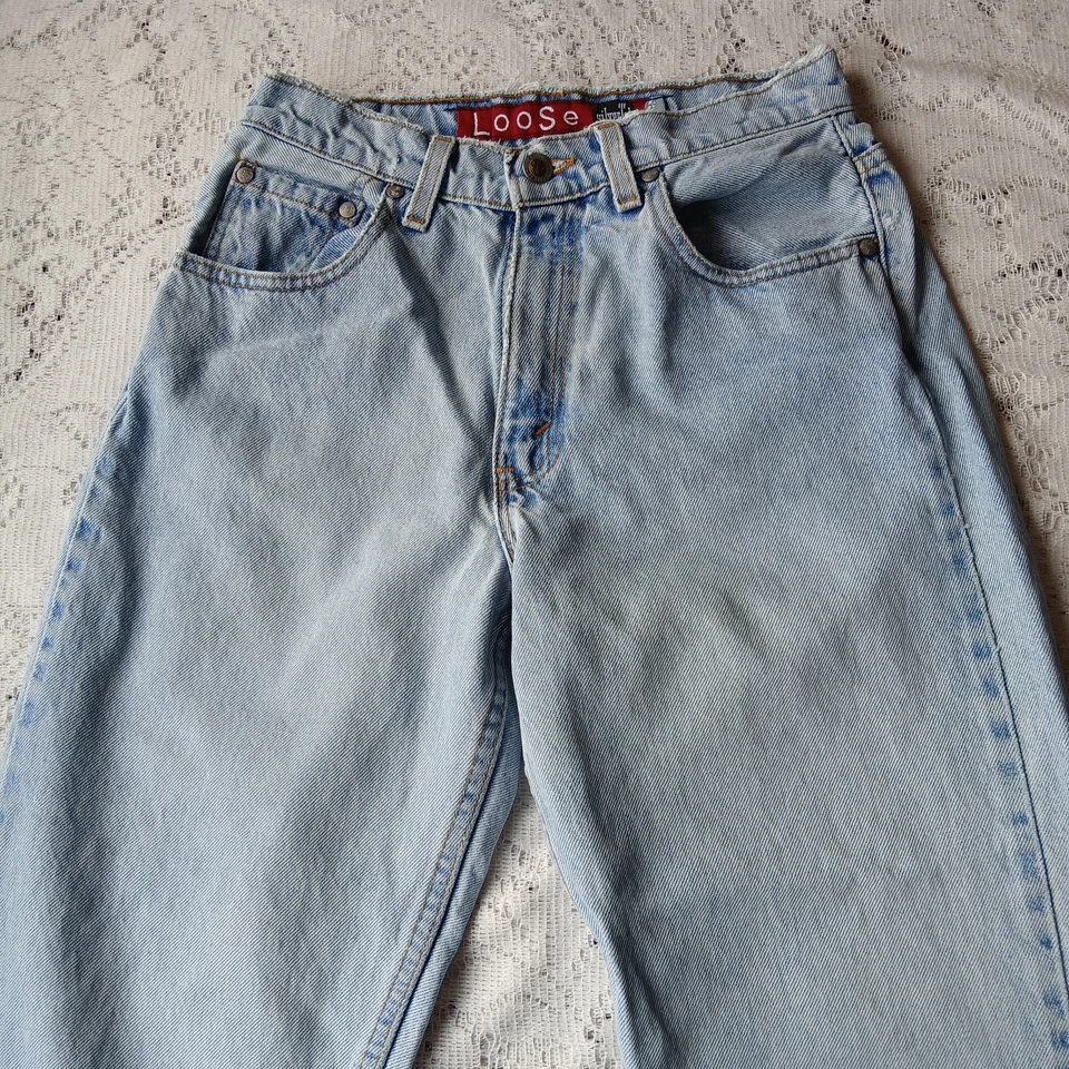 Vintage Levi’s SilverTab Jeans Womens Medium 5/6 Loose Fit Blue Denim Y2K Faded - Image 4 of 4
