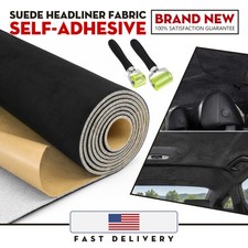 19x78" 3mm Adhesive Suede Headliner Fabric for Car Interior Roof Upholstery Kit