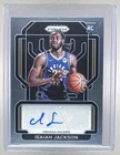 Isaiah Jackson 2021 Panini Prizm #RS-IJA Signatures RC Auto Rookie