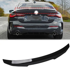 Rear Spoiler Wing For 2021-2022 BMW G22 4 Series 430i G82 M4 Style Glossy black