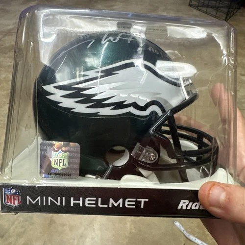 Philadelphia Eagles Carson Wentz Riddell Mini Helmet Autographed/Signature