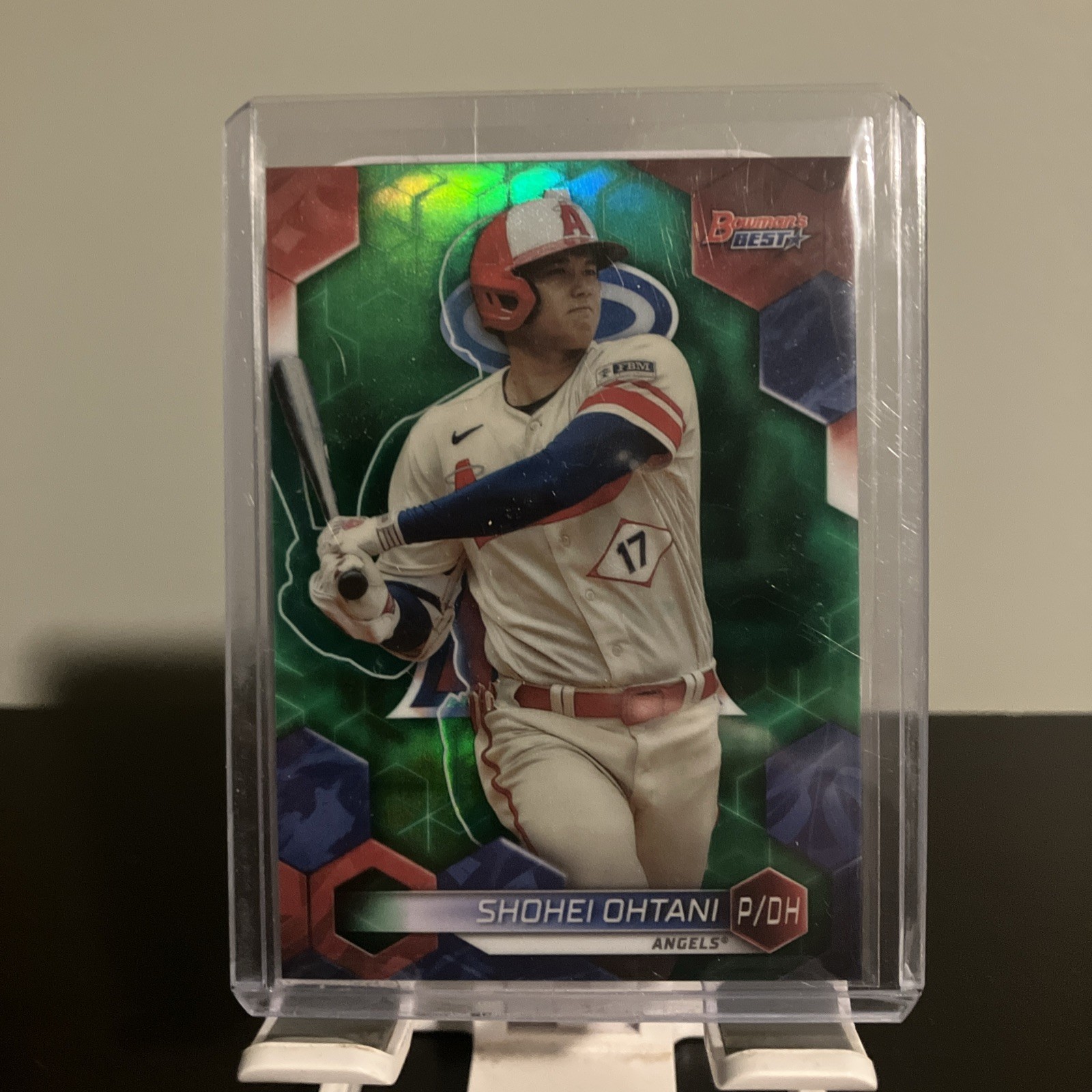 2023 Bowman's Best - Shohei Ohtani Green Refractor /99 LA Angels
