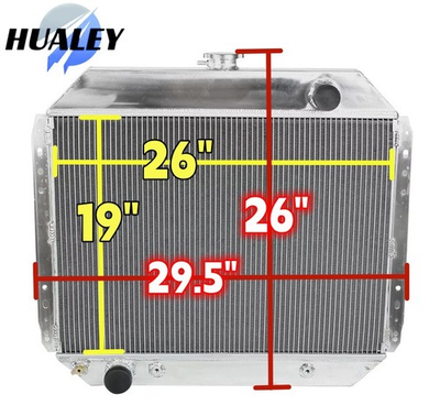 #ad Full Aluminum Radiator For 1966 1979 Ford F Series F100 F150 F250 F350 Bronco V8 $116.99