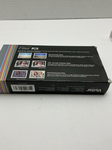 Vivitar FK358 58mm 3-Piece Camera Lens Filter Set - Picture 5 of 7