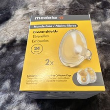 Medela Hands-Free Breast Shields 24mm For Hands Free Collection Cups 2 Count