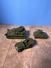 Vintage Lot Of Dinky Toys Military Vehicles Tanks  Jeep