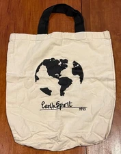 Earth Spirit 1993 Canvas Tan Black Tote Bag