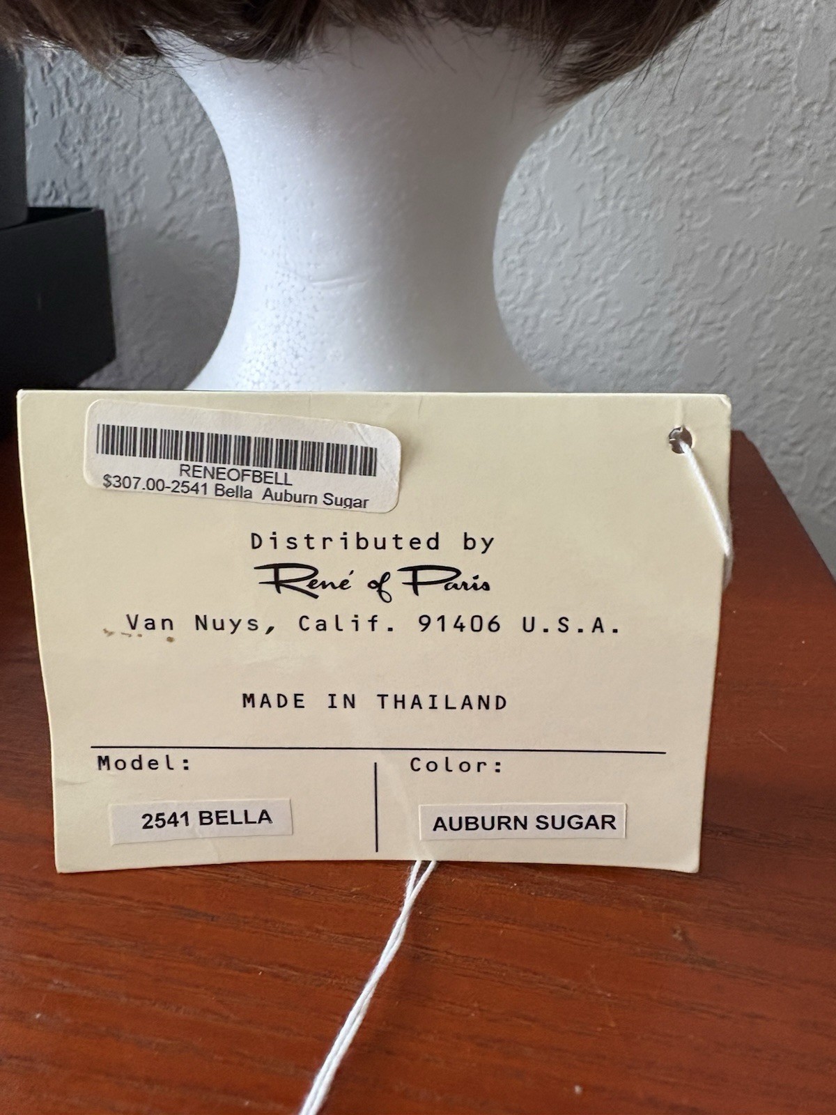 Amore Rene of Paris Brunette Wig 2541 Bella Auburn Sugar Naturally Synthetic