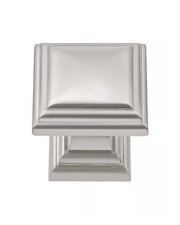 Lot of 3 HICKORY HARDWARE Brushed Satin Nickel Knob Drawer Pulls 74554-SN NEW