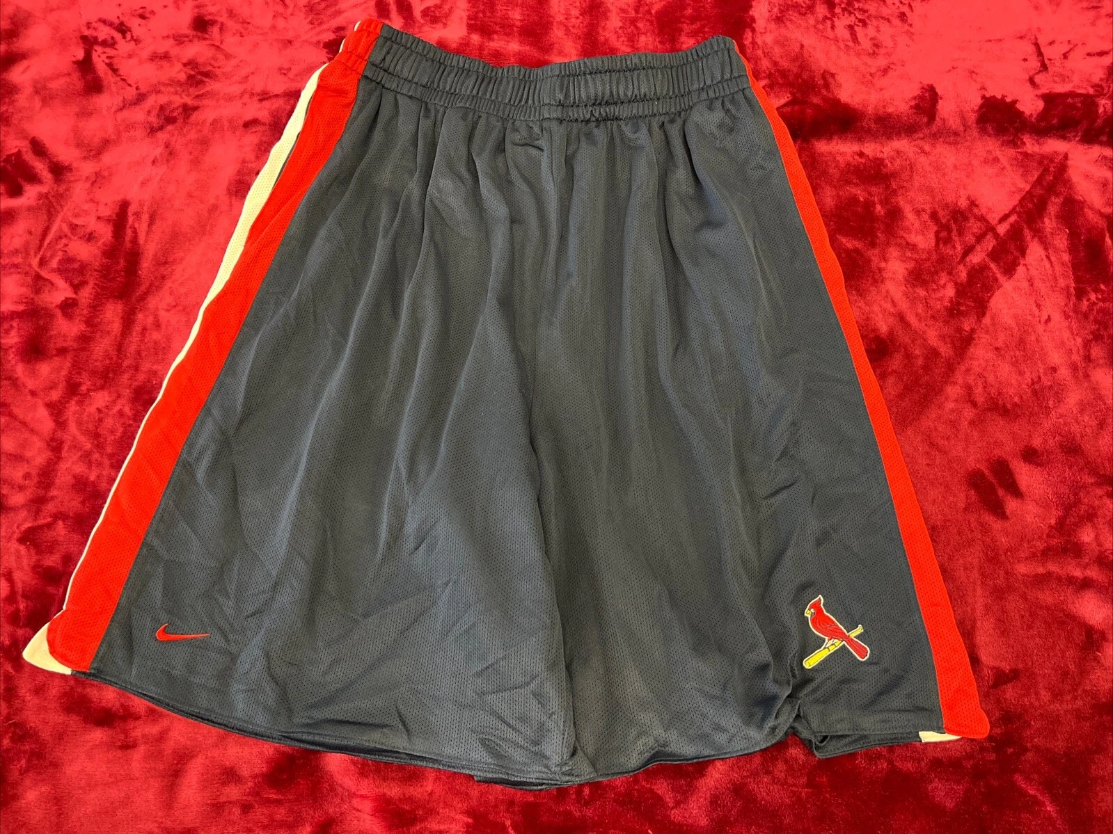 NWT St. Louis Cardinals Nike Mens Dri Fit Shorts Baseball MLB Authentic Awesome!