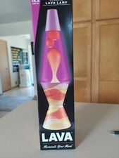 Schylling Classic Lava Lamp Purple Majesty 14.5 inch Yellow Lava Glass New