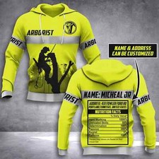 Personalized Arborist 3D HOODIE Mother Day Gift All Over Print Best Price