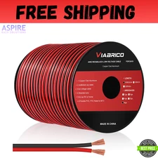 16 Gauge Wire 16awg Automotive Wire Electrical Wire 100ft 2 Conductor Red Black