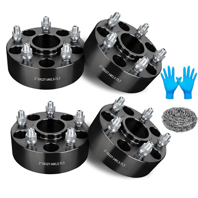 #ad 4 2quot; Inch 5x5 Hubcentric 14x1.5 Wheel Spacers For Jeep Wrangler Grand Cherokee $114.99