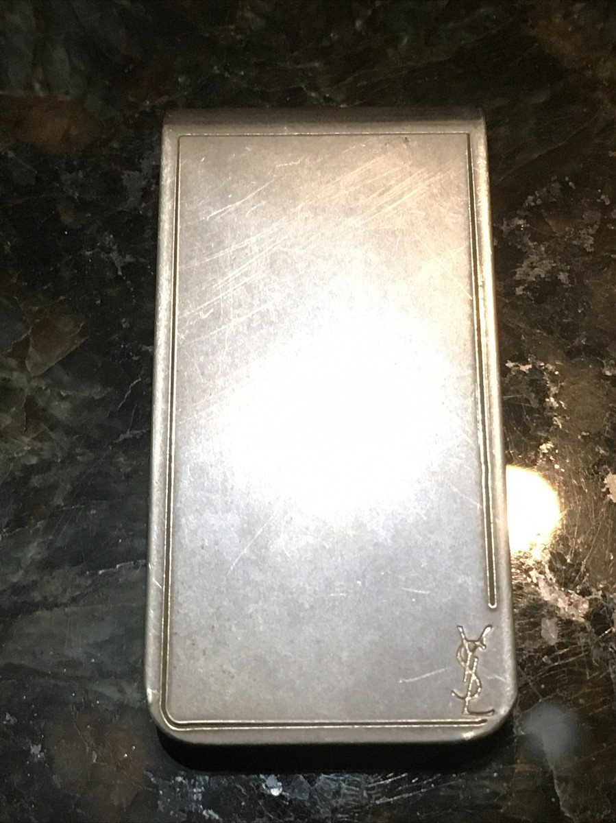 Rare Vintage Yves Saint Laurent Men's Id Card Money Clip