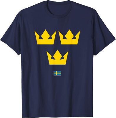 Sweden Crown Design 4 Nations Swedish Pride 2025 T-Shirt Hoodie