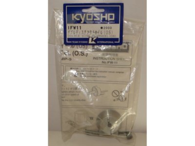 KYOSHO IFW-11 ''Schwungscheibe OS - Double Disk Flywheel'', neu in OVP, IFW11