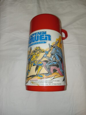 #ad NOS 1987 Captain Power insulated lunchbox Thermos Aladdin Industries INC. $19.99