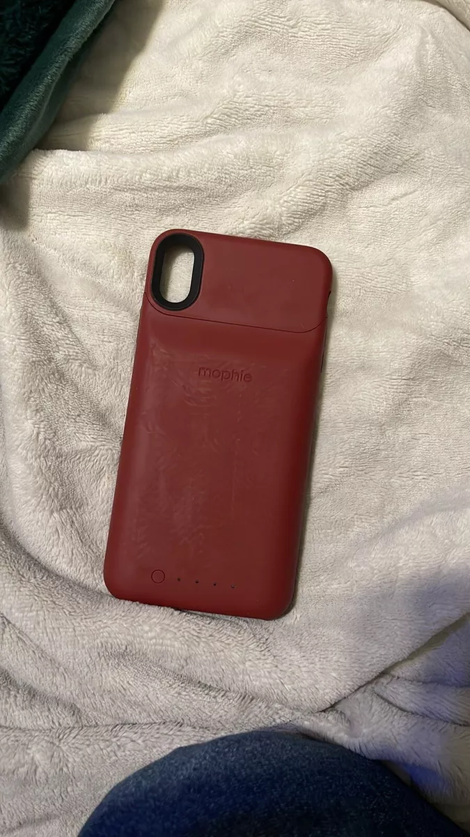 mophie Juice Pack Access Battery Case for Apple iPhone XS - Deep Red for  sale online