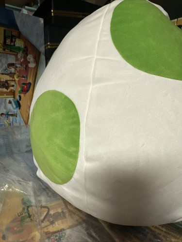 Club Mocchi Mocchi Nintendo Super Mario 15" Plush Yoshi Egg - Picture 2 of 6