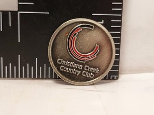 Christiana Creek Club Golf Ball Marker Metal Course Magnetic