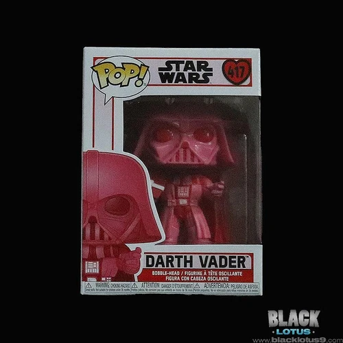 Funko Pop! Star Wars Valentines Darth Vader with Heart Pink Day IN STOCK Pop 417