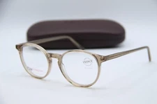 NEW JEAN LAFONT REEDITION GENIE 6068 CLEAR BROWN AUTHENTIC EYEGLASSES 49-17