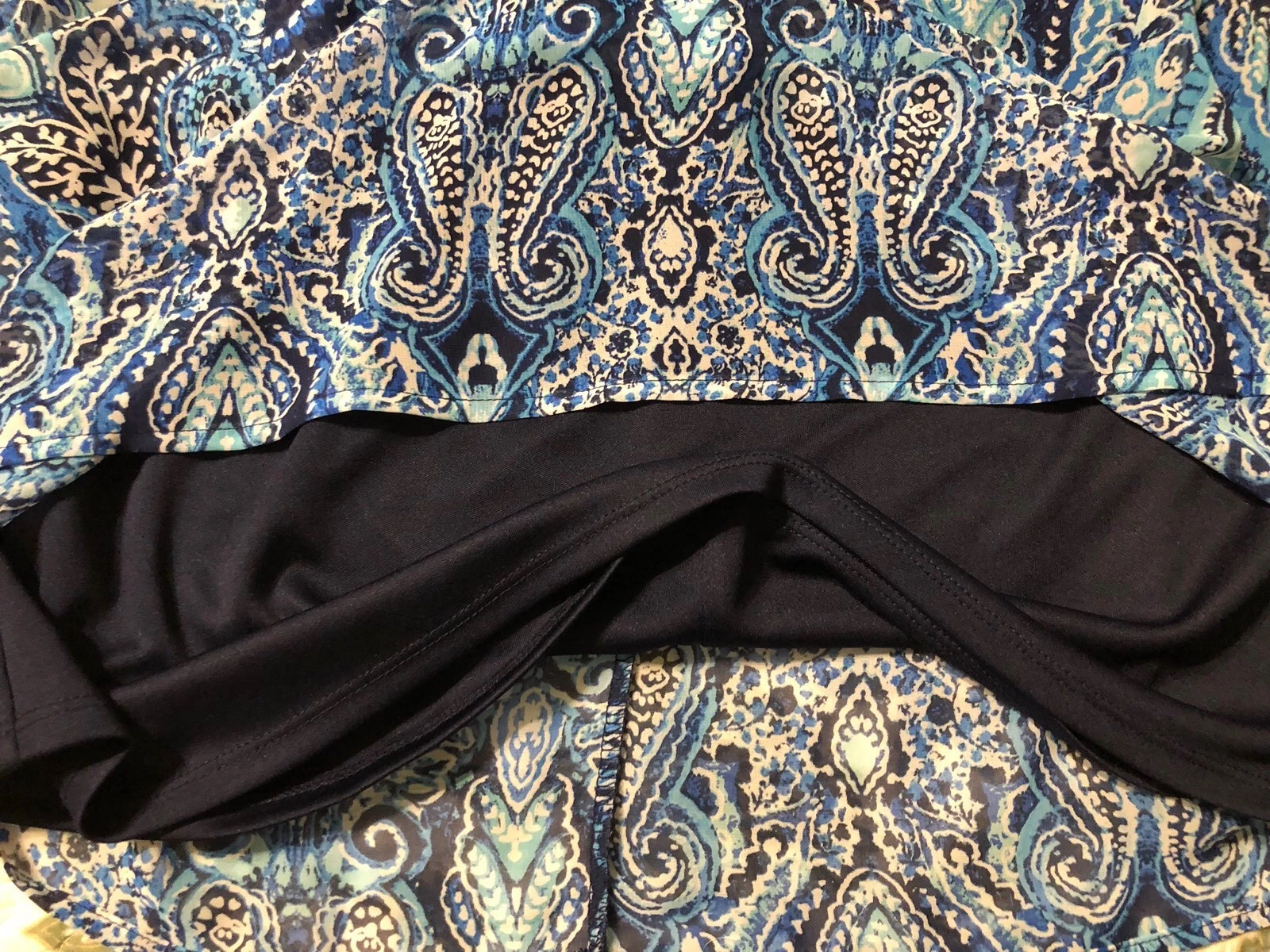 Abito estivo Alyx marrone blu prendisole tg 6 nuovo con etichetta