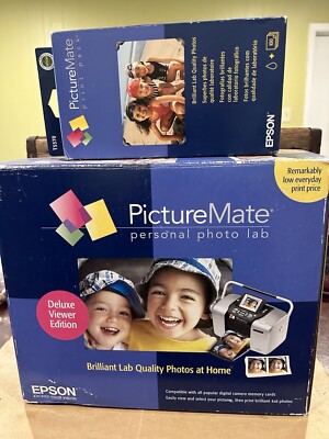 Epson PictureMate Deluxe Picture Mate 500 Personal Photo Untested