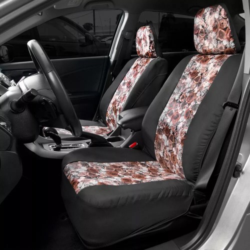 Green Camo Print Car Seat Covers Front Seats Universal Fit Auto Truck Van SUV - Picture 40 of 119