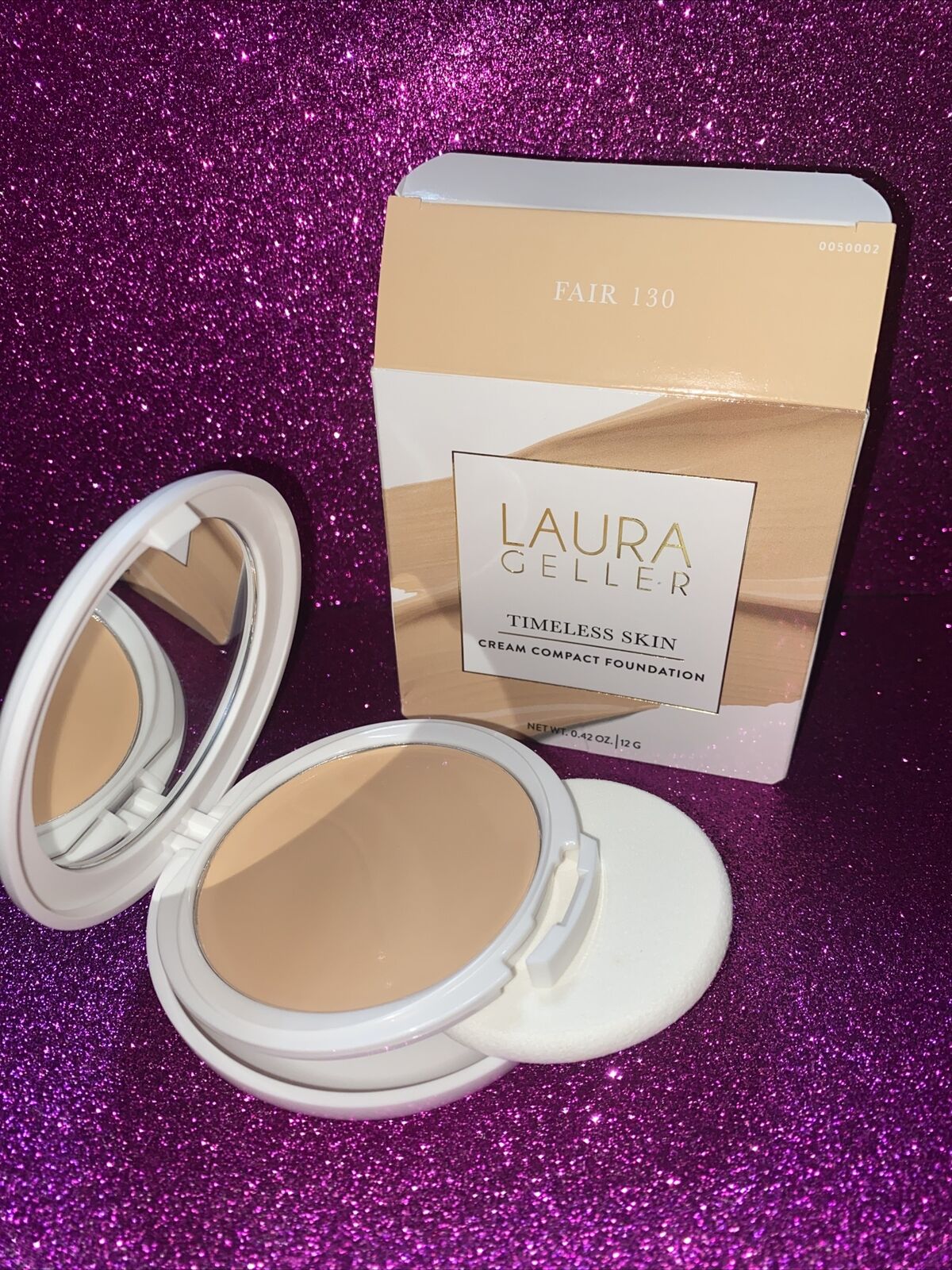 Laura Geller Timeless Skin Cream Compact Foundation 0&period;42 oz &lpar;12 g&rpar; - FAIR 130