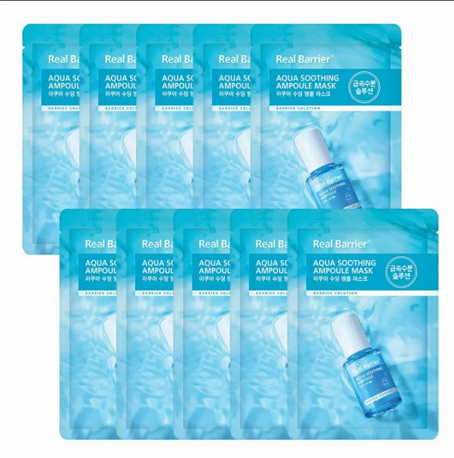 Real Barrier Aqua Soothing Ampoule Mask Sheet 1 Sheet - Image 2 of 3